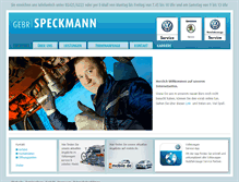 Tablet Screenshot of gebr-speckmann.de